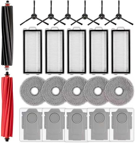 (8 Pack) Q revo Master Replacement HEPA Filters for Roborock Qrevo Master, Qrevo Slim, Saros Z70, Qrevo Curv 2 Flow Robot Vacuum, Filters Accessories Kit, Vacuum Filter, Canister Upright Filters in Saudi Arabia