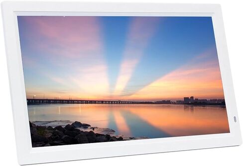 22/24 /27/32 Inches Large Size Multi-Size Digital Photo Frame,Support Video and Music, Slide Show Can Be Wall-Mounted, Easy to Use for The Elderly, White-24in in Saudi Arabia