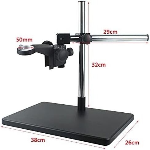 18MP HDMI USB Industrial Digital Video Microscope Camera 120X 180X 300X+ 144 LED Lights Lamp for Jewelry Phone Repair Tool Kit (Color : Standard Bracket Magnification : 300X) in Kuwait