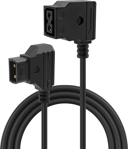 D-Tap Male to Female 2 Pin P-Tap Extension Power Cable Suitable for DSLR Rig Anton Bauer IDX V-Mount Gold Mount Battery ARRI RED Camera 59" in Kuwait