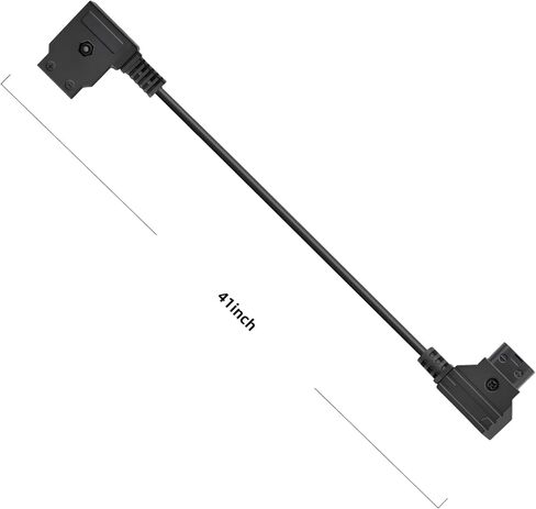 D-Tap Male to Female 2 Pin P-Tap Extension Power Cable Suitable for DSLR Rig Anton Bauer IDX V-Mount Gold Mount Battery ARRI RED Camera 59" in Kuwait