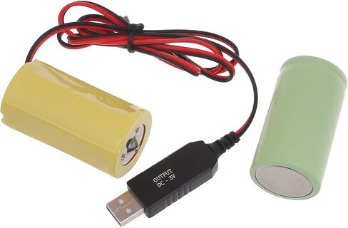 3v D Size Battery Power Cable with Switch Replaces Two 1.5v Lr20 D Batteries for Controllers Flashlights in Saudi Arabia
