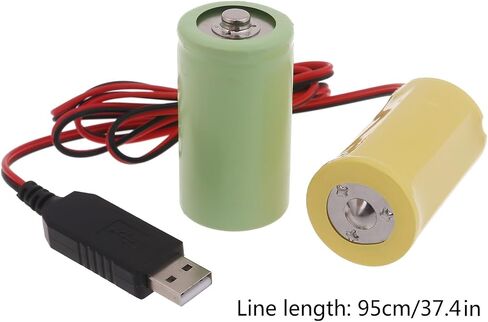 3v D Size Battery Power Cable with Switch Replaces Two 1.5v Lr20 D Batteries for Controllers Flashlights in Saudi Arabia