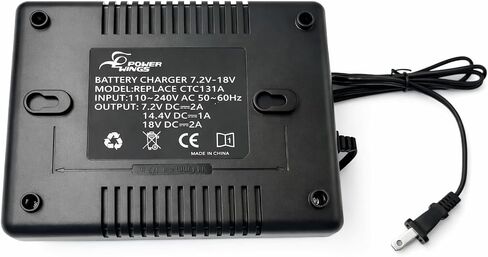 Dual Bay Lithium-Ion Battery Charger Replacement for Snap-on CTC131A CTC131 CTB8185 CTB8172, Sequential Charger for Snap-on 14.4V MicroLithium & 18V Lithium Batteries, LED Status Indicator in Saudi Arabia
