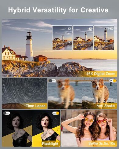 Digital Camera, Teens Adults Compact Digital Camera for Travel, Vlogging Camera for Photography in Saudi Arabia