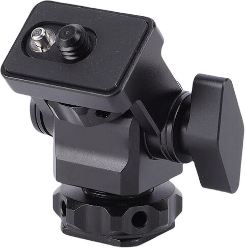 Universal Camera Cold Shoe Base Universal Camera Cold Shoe Base Mount Holder for DSLR with 180° Tilt and 360° Rotation in Saudi Arabia