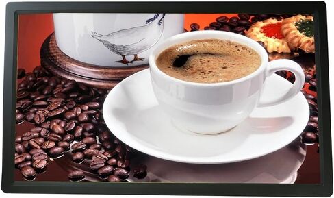 24/27/32 in Digital Photo Frame Can Be Wall-Mounted, with Motion Sensor 1920 * 1080 IPS High-Definition Screen Full-View Photo Frame with Remote Control, Black-24in in Saudi Arabia