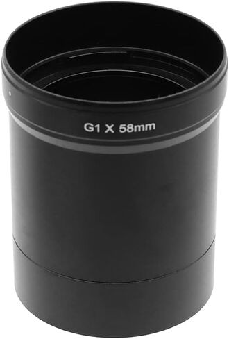 أنبوب محول عدسة 58 مم، أنبوب محول مرشح الحلقة لكاميرا Canon Powershot G1X باللون الأسود in Kuwait