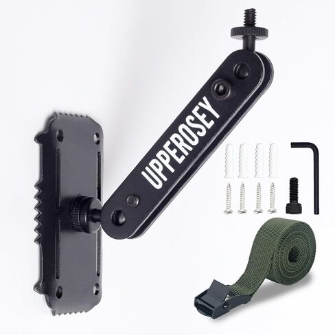 TreeDude4 Trail Camera Mounting Bracket, Alloy & Built-to-Last Hunting Gear Accessory for Outdoor, Trail Cam Mount w/ 360° Adjustable Quick Set-up (1 Set w/Green Strap) in Saudi Arabia
