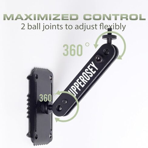 TreeDude4 Trail Camera Mounting Bracket, Alloy & Built-to-Last Hunting Gear Accessory for Outdoor, Trail Cam Mount w/ 360° Adjustable Quick Set-up (1 Set w/Green Strap) in Saudi Arabia