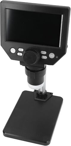 Digital Microscope 4.3in LCD 10MP USB Soldering Microscope Electronics Repair Tool with 8 LED Lights for Camera Video Recording 1000X Magnification in Saudi Arabia
