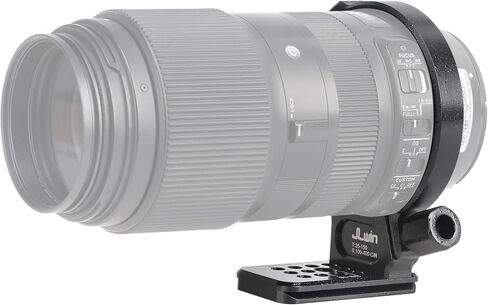 Lens Tripod Mount Ring Collar Compatible with Samyang 35-150mm F2-2.8 Lens | Arca-Swiss Fit Quick Release Plate with 1/4" & 3/8" Threaded Holes for Head Clamp Stabilizer in Saudi Arabia