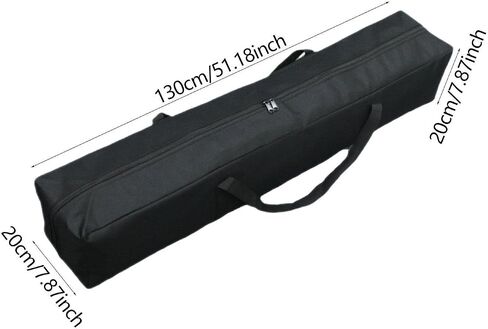 Camping Equipment Storage Bag Carrying Bag Practical Multipurpose Handbag with Zipper for Tripod Roll Up Table Canopy Pole, 130cmx20cmx20cm in Kuwait