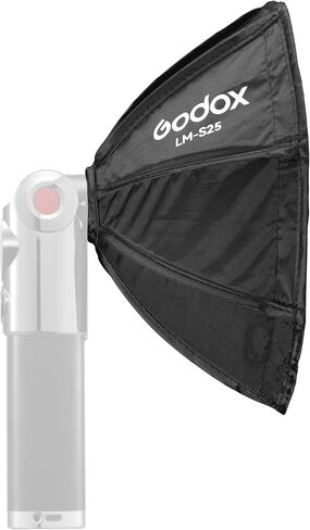 Godox Flash LM-S25 Octa Softbox for Lux Master Flash, Soft Even Light with Natural Falloff, Octagonal Portrait Catchlights, Lightweight Setup, Durable Design in Saudi Arabia