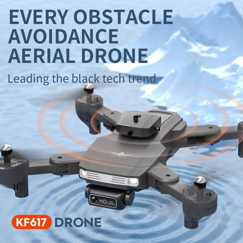 RC Drone with Camera for Adults, Foldable 2K FPV Quadcopter | Switchable Front & Lower Camera, Infrared Obstacle Avoidance, Optical Flow Stable Hover, 2.4G WiFi Live Video Drone in Saudi Arabia