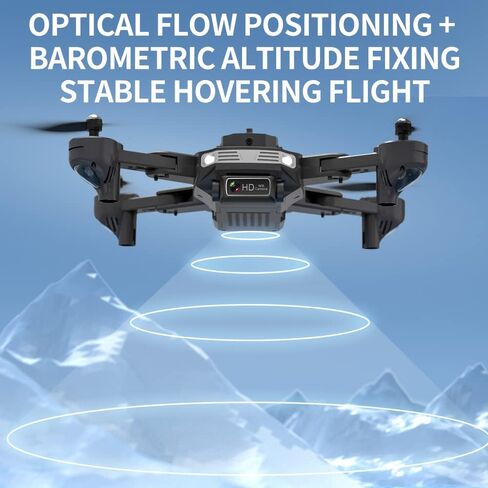 RC Drone with Camera for Adults, Foldable 2K FPV Quadcopter | Switchable Front & Lower Camera, Infrared Obstacle Avoidance, Optical Flow Stable Hover, 2.4G WiFi Live Video Drone in Saudi Arabia