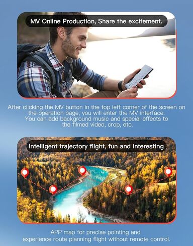 RC Drone with Camera for Adults, Foldable 2K FPV Quadcopter | Switchable Front & Lower Camera, Infrared Obstacle Avoidance, Optical Flow Stable Hover, 2.4G WiFi Live Video Drone in Saudi Arabia