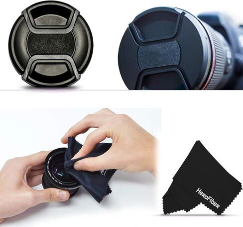 Premium 58mm Accessory Kit for Canon EOS Rebel T6i T6S T5i T5 T4i T3i T3 T2i SL1 EOS 70D 60D 5D 750D 700D 650D 600D 550D 1200D 1100D 100D EOS M3 M2 T1i XTi XT SL1 XSi 7D Mark II DSLR Cameras in Kuwait