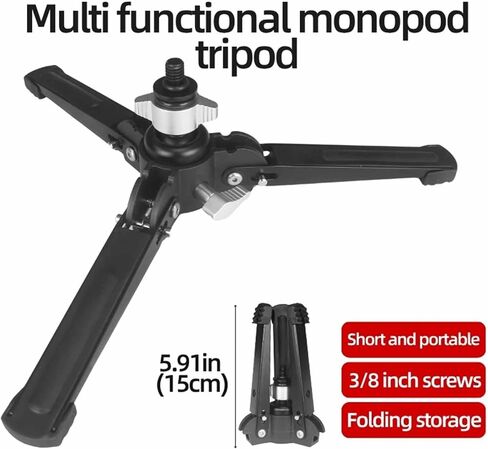 Monopods Tripod Base Accessory Foldable Storage Professional 3/8" Screw in Saudi Arabia