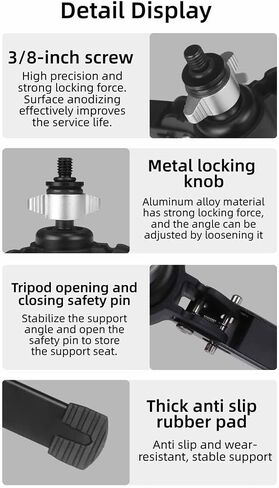 Monopods Tripod Base Accessory Foldable Storage Professional 3/8" Screw in Saudi Arabia