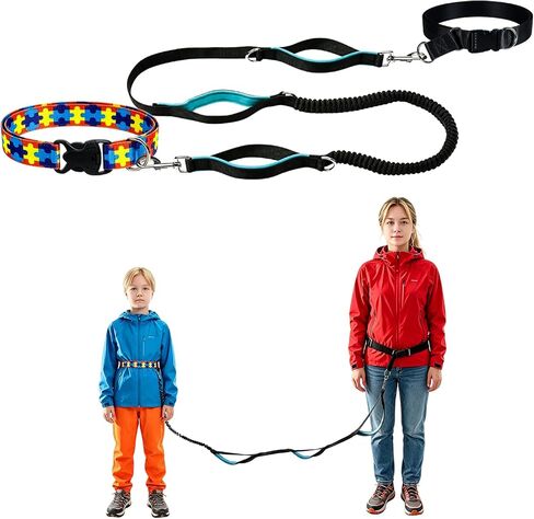 Autism Harness Toddler Leash with Waist Belt for Kids Age 3-12 | Anti-Lost Adjustabe Children Leash Vest for Special Needs with Strong Grab Handle for Public Parks and Outdoor Walking in Saudi Arabia