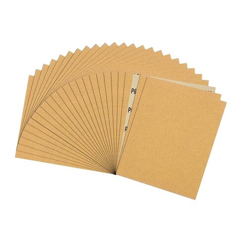 Sandpapers (9" x 11"/229mm x 279mm) 10 Sheets, 120 Grit Sand Paper Aluminum Oxide Abrasive Sanding Sheets for Automotive Polishing, Metal Sanding, Woodworking, Gold in Saudi Arabia