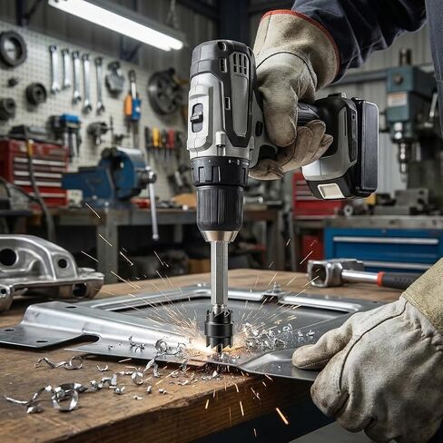 13 Pcs Spot Weld Cutter Sets Double Sided, 3/8" and 5/16" HSS Spot Weld Cutter Remover Drill Bits in Saudi Arabia