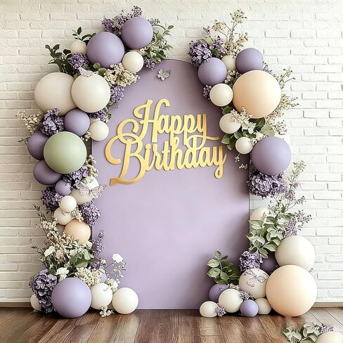 Happy Birthday Sign for Backdrop,Gold Acrylic Mirror Decal Letter Sticker Happy Birthday Letters Sign for Balloon Arch Birthday Party Balloon Arch Backdrop Decorations Backdrop Wall Photo Prop in Saudi Arabia