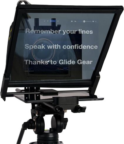 Glide Gear TMP 750 Teleprompter – All Camera & Smartphones, Tablets – 17" Glass, Hard Case, No Assembly in Saudi Arabia
