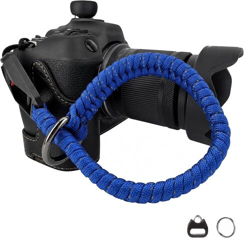 Quick Release Camera Wrist Hand Strap with Safer Connector Split Ring Cap | paracord straps Triangle Split Ring and Plastic Cap Compact SLR DSLR Mirrorless Cameras in Kuwait