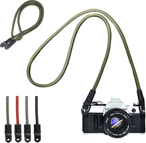 Universal Camera Strap, Camera Neck Shoulder Strap with Nylon Material,100cm Vintage Climbing Rope for DSLR in Saudi Arabia