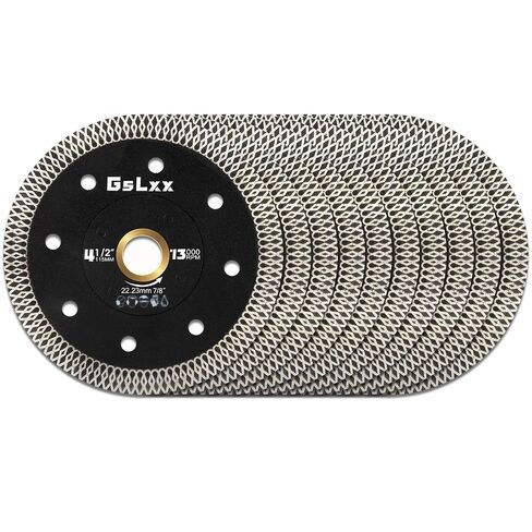 4 1/2 inch Diamond Tiles Saw Blades 4.5" Dry Wet Cutter Angle Grinder Diamond Blades for Porcelain Tiles Ceramic Marble Granite （115mm 5PCS） in Saudi Arabia