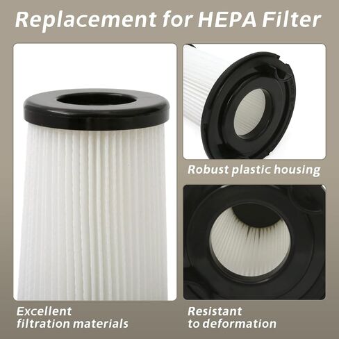 4-Pack Vacuum Filter Compatible with WHALL EV-691 Cordless Vacuum Cleaner for HEPA Washable Reusable, Dry Cleaner Filtration Part for Home in Saudi Arabia