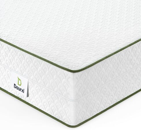 Dourxi Crib Mattress 2-in-1 Dual Firmness Crib Mattress for Infant Toddler | Cooling Breathable Cover, Gel-Infused Memory Foam, CertiPUR-US Certified, Fits Standard Crib & Toddler Bed, 5.5 Inch in Kuwait