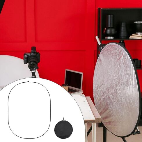 Light Diffuser Foldable Background Cloth Panel Photography Modifier Metal Cloth Construction Easy Setup Suitable for TV Production Video Studio, 100x150cm in Saudi Arabia