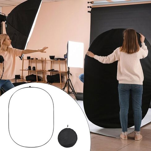 Light Diffuser Foldable Background Cloth Panel Photography Modifier Metal Cloth Construction Easy Setup Suitable for TV Production Video Studio, 100x150cm in Saudi Arabia