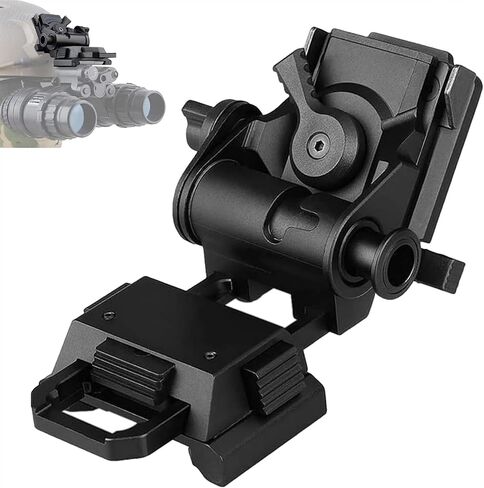 YSS L4 G24 NVG Mount Metal Night Vision Helemet Mount for PVS15/PVS18 Night Vision Goggles Dovetail Mount No Shaking Black in Saudi Arabia