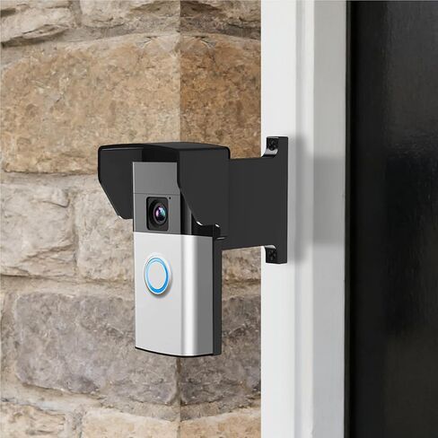 Video Doorbell Mount Compatible with Some Doorbell, Multiple Sizes Doorbell Brick Extension for Brick Wall Anti-Glare & Rain Anti-Splash Mounting Bracket (3-1/4") in Kuwait