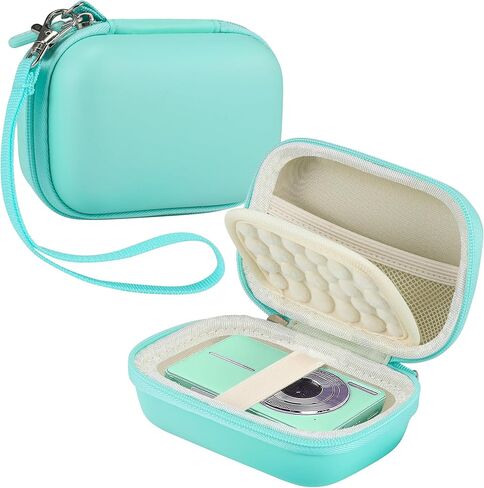 Leayjeen Hard EVA Camera Case for Kids Digital Point & Shoot Camera - Pink | Fits Canon PowerShot ELPH/IXUS,Shockproof Lining and Mesh pocket to Store Camera & Accessories Safely Outdoors(Case Only) in Saudi Arabia