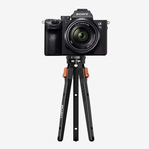 Mini Camera Tripod with 1/4" Screw, Desktop Tabletop Tripod Stand Fit for Gopro Hero/Osmo Mobile/Gimbal Handle Grip Stabilizer/Crane 2/Smooth 4 and All Cameras Black in Saudi Arabia