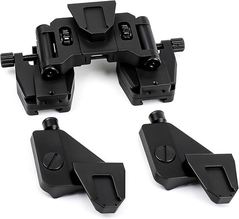 Night Vision Goggles Binocular Bridge Mount + Dovetail Shoe for Dual PVS14 | Metal Helmet NVG Mount,Monocular NVGs Parts,PVS-14 Adapter Compatible with PVS 14 Night-Vision Only in Saudi Arabia