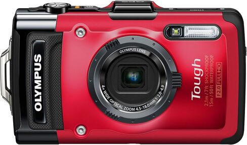 OM SYSTEM Olympus Stylus TG-2 iHS Digital Camera with 4X Optical Zoom and 3-Inch LCD (Red) (Old Model) in Kuwait