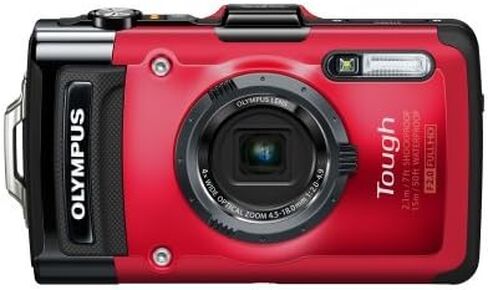 OM SYSTEM Olympus Stylus TG-2 iHS Digital Camera with 4X Optical Zoom and 3-Inch LCD (Red) (Old Model) in Kuwait