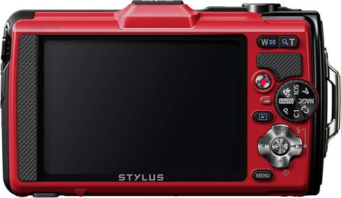 OM SYSTEM Olympus Stylus TG-2 iHS Digital Camera with 4X Optical Zoom and 3-Inch LCD (Red) (Old Model) in Kuwait