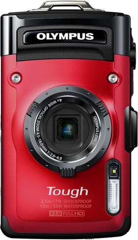 OM SYSTEM Olympus Stylus TG-2 iHS Digital Camera with 4X Optical Zoom and 3-Inch LCD (Red) (Old Model) in Kuwait
