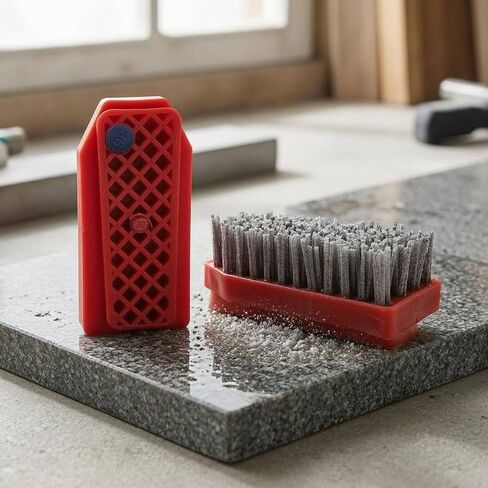 Baoblaze Stone Cleaning Brush Stone Polishing Brush Surface Conditioning Brush Detailing Brush With Gritty Silicon Carbide For Surface Treatment On Hard Stone, 500 in Saudi Arabia