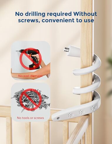 2 Pack Flexible Twist Mount Compatible with Arlo Essential 2K Outdoor/Indoor/Spotlight, Arlo Pro/Pro 2/3/4/5S & Ultra, Bendable No-Drill Security Camera Holder for Damage-Free Installation in Kuwait