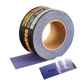 400 Grit PSA Sandpaper Roll, Self Adhesive Stickyback Sand Paper | 2-3/4" Wide Continuous 20 Yard Roll, Purple Film Ceramic Abrasive Longboard Sanding Roll for Auto, Wood, Hand Sanding Blocks in Kuwait