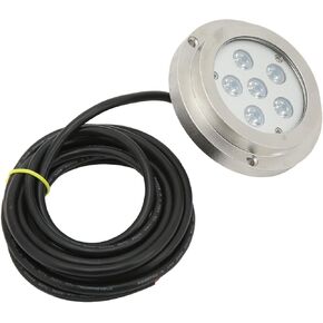 Boat Underwater Light, 316 Stainless Steel Underwater Light 12V 24V 17W RGBW LED 3.8 Inch Flush Mount IP68 for Yacht Ship Motorboat Pool Fountain in Saudi Arabia