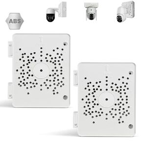 Security Camera Junction Box, Outdoor IP65 Waterproof Base Junction Boxes | ABS Plastic Cable Concealment Box, Fits PTZ Security Cameras in Saudi Arabia